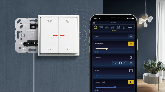 JUNG_AMBI_KNX_RF_push_button_electrical_installation_and_visualisation_RGB